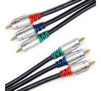 1M Hd Component Video Cable Quality Gold Male To Male Lead Rgb Ypbpr