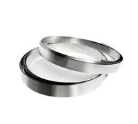 1M High Elasticity 301 Stainless Steel Strip - 0.1-1mm Thick, 4.1-50mm Wide (for Springs)(0.7x50x1000mm)