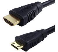 1m High Speed HDMI Type A C Mini Male to Plug Cable Video Camera HD & 4K Lead