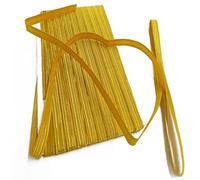 1m Indian Silk Ribbon Gold Clothing Decor Epaulettes Ribbon Pilots Uniform Epaulets DIY Accessory Shoulder Badges