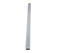 1M Length Profile Flat Sealing 6mm/8mm/10mm, Grey/Blue/Green Hard Track Cover Strips 10pcs(Clear,6mm)