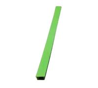 1M Length Profile Flat Sealing 6mm/8mm/10mm, Grey/Blue/Green Hard Track Cover Strips 10pcs(Green,8mm)