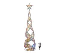 1m Light up Christmas Starbelisk Light with Warm White LEDs Samuel Alexander White One Size