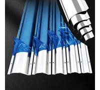 1m Long Easy To Cut Cable Trunking, Half Round Cable Hider Floor Non Damaging With Screw, Wire Protector For Workshop/Office/tv Cables Pack Of 1 2 4 10(W 100mm/3.9in,6 pcs)