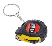 1m Mini Retractable Ruler Tape Measure Key Chain Style Home Work Measuring Tool - Random Color