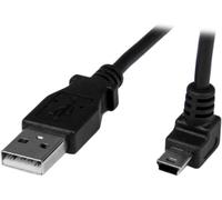 1m Mini USB Cable - A to Up Angle Mini B