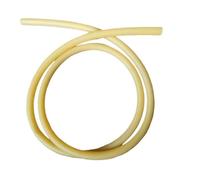 1M Nature Latex Rubber Hoses, Yellow Elastic Tube Rubber Bands for Laboratory OD 3.2mm to 12mm(6mm x10mm)