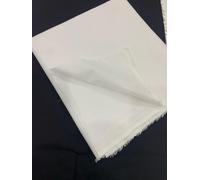 1m Pre-Cut Cotton Woven Fusible Interfacing Fabric - 115cm Wide - Medium Weight - Iron-On Ideal for Sewing, Crafting & Apparel M12005 (White)