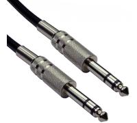 1m Pro 6.35mm 1/4" Stereo Jack Plug To Plug Cable Mixer Amp Audio TRS Lead
