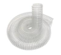 1M PVC Dust Collection Hose, Transparent Flexible Elastic Tube, Suitable for Extracting Dust Fragments from Woodworking/Workshop 32/40/45/50/55/60/65mm(60mm)