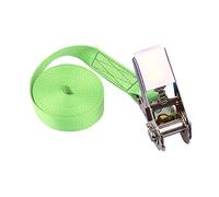 1M Ratchet Tie Down Lashing Strap with Metal Buckle Heavy Duty Tensioning Belt,400-800KG Green Ratchet Straps