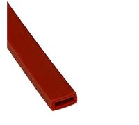 1M Rectangular Silicone Seal Strip for Doors, Red Clear Grey Hollow Tube for Edge Protection 1pc(9x4x1mm)