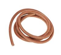 1m Round Leather Rope String Jewelry Cord - DIY Necklace Bracelets Thread - High Tenacity - Soft and Smooth Feel - Crafts Supplies for Bracelet Making - - 6mm