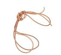1m Round Leather Rope String Jewelry Cord - DIY Necklace Bracelets Thread - High Tenacity - Soft and Smooth Feel - Crafts Supplies for Bracelet Making - - 2mm