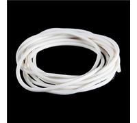 1M Round Silicone Rubber Sponge Strip, Dia 1-25mm White Foamed Backer Rod Seal Strips VMQ Foaming Cord 1pc(12mm)