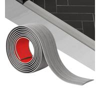 1M Self Adhesive Vinyl Floor Transition Strip - 5cm PVC Door Cover Divider Joining Strip Profile Flat Laminate Flooring Edge Trim Door Bar Wide Threshold Bars for Joining Floor Gaps Carpet Tiles