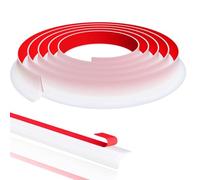 1M Shower Threshold Water Barrier,Silicone Threshold Water Dam,Waterproof Self-Adhesive and Bendable,Bath Edging Trim Water Retaining Seal Strip, Sink Bathtub Water Retaining Strip(Transparent)