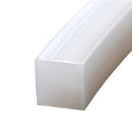 1M Silicone Rubber Square Strip, 6×6mm-30×30mm White Solid Weatherstrip, High Temperature Resistant Sealing Strip, 1pcs(20x30mm)