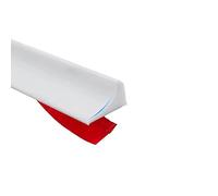 1M Silicone Shower Seal Strip,Bath Edging Sealing,Floor Threshold Water Barrier for Wet Room,Bathroom Tile Edge Caulk Beading Trim for Bathtub,Countertop,Kitchen,White(20mmx12mm)