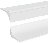 1M Silicone Shower Threshold Water Barrier,Wet Room Bathroom Floor Barrier,Shower Tray Sealing Strip,Bath Edging Seal Trim Strip,Caulk Strip,Water Retaining Strip for Sink,Bathtub(No Adhesive Backing)