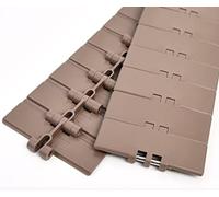 1m Single Hinge Flat Top Conveyor Chain 38.1mm Pitch 114.m Width POM Material Beverage Line Direct Transmission and Efficient Handling Solution