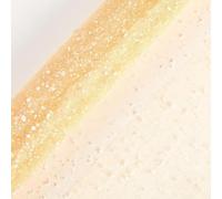 1M Snow Dot Net Yarn Gauze Scrapbook Decorate Flower Wrapping Paper Wedding Birthday Christmas Party Gift Box Craft Paper(Champagne)