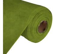 1m Soft Lime Velvet Fabric - 150cm 60 Inch Wide Plush Upholstery Material for Curtains, Blinds, Chair Covers, Cushions, Garments & Soft Furnishings - Velvet by The Metre by Discount Fabrics LTD