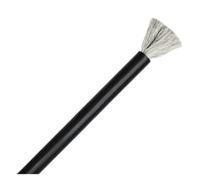 1M Soft Silicone Wire 2Pins or Black Red 30 28 26 24 22 20 18 16 14 12 10 8AWG Solar Panel Car Battery Flexible Electric Cable(Black 1 meter,20AWG)