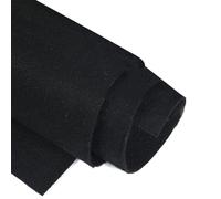 1M Speaker Mesh Cloth Replacement Dustproof Protective Fabric Speaker Mesh applying glue to the corners Enhance aesthetics With its black color (Black)