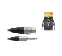 Stagg 1 metre XLR (F) to stereo Jack (M) Audio Cable
