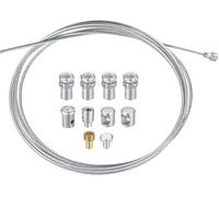 1m Steel Throttle Cable,Universal Motorcycle Inner Clutch Throttle Brake Cable Repair Kit with Nipples Universal Parts Cable Repair Kit for Motorcycle