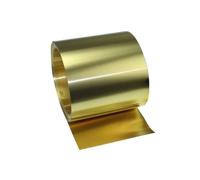 1m Thin Brass Strip Roll - 0.01-0.3mm Thickness H62 Brass Foil for Crafting and DIY Projects(0.3x20x1000mm)