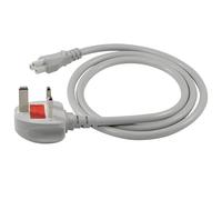 1M UK Laptop Power Cable, BS 1363 to C5 Mickey Mouse 5A 250V 0.75MM² Replacement Cord, Printer Cable, UK AC Wall power Cord, Cloverleaf Power Brick Cord