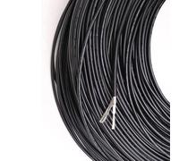 1M UL1185 Channel Audio Single Core Electronic Copper Shielding Wire Shielded Wire Signal Cable 28 26 24 22 20 18 16 14 12 10AWG (Color : Black, Size : 22 AWG)