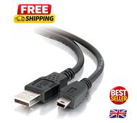 1m USB 2.0 A to Mini USB B Cable for Quick Data Transfer & Device Charging