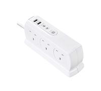 1m USB Surge Protector Office Studio Home Trailing Socket Extension Lead 4 6 Way
