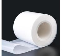 1m white PTFE film-high temperature insulation and electrical tape, thickness of 0.03-0.2mm, various size options(0.2x100mm)