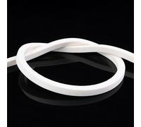 1M White Silicone Foamed Strip - Versatile Rubber Sponge Sealing Strip for Doors and Windows, 1pc(6x6mm)