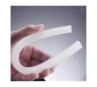 1m White Solid Silicone Rubber Seal Strip Square Bars, for Home Improvement Heat Resistance Anti-Slip Waterproof Solid Flat Strip(5x15mmx1M)