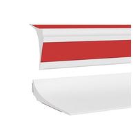 1M Wide Silicone Shower Tray Sealing Strip,Bathroom Bath Edging Trim,Quadrant Trim Caulk Gap Cover Filler Strip for Sink,Bathtub,Countertop,Wet Room Floor Threshold Water Barrier(4.5cm Width)