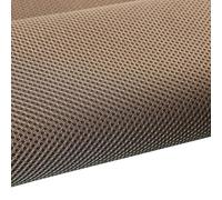 1M x 1.6M 3D Mesh Fabric - Breathable Three Layer Spacer Cloth for DIY Projects, Air Mattress Repair, Cushion Inserts & Craft Materials(Light Coffee)