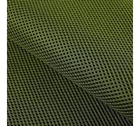 1M X 1.6M Mesh Fabric, Breathable 3D Three Layer Cloth Sandwich DIY Material Elastic Air Bed(Dark Green)