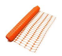 1m x 25m Orange Plastic Barrier Mesh Temporary Fence Safety Garden Fencing 80gsm