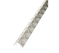 1m x 29.5mm Equal Sided Angle (Checkerplate) - Aluminium