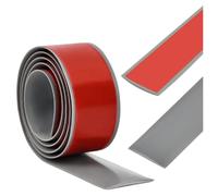 1m x 4cm Laminate Flooring Threshold Transition Strip, Door StripThreshold Bars, Floor Joining Strip, Self Adhesive PVC Vinyl Flooring Edge Trim, Tile to Laminate Transition Strip(Grey)