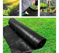 (1m x 50m) Heavy Duty Weed Control Fabric Membrane 100gsm