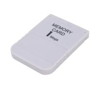 1MB PS1 Memory Card, ABS Console Memory Cards, Lightweight Game Console Memory Card Compatible with PS1 Classic Gaming System, Grey, 2.20 x 1.65 x 0.27in, 1Pcs