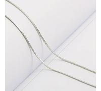 1Meter 0.8mm Gold Rhodium Silver Bronze Color Copper Snake Chains for DIY Jewelry Making Supplies Chains Findings Accessories-Rhodium
