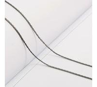 1Meter 0.8mm Gold Rhodium Silver Bronze Color Copper Snake Chains for DIY Jewelry Making Supplies Chains Findings Accessories-Gun-Metal