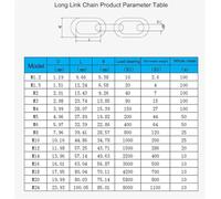 1Meter 304 Stainless Steel Chain 1.2-8mm Diameter Long Link Chain/Short Lifting Pet Industry Welded Binding for Gate, Padlock(4.0mm-1Meter)